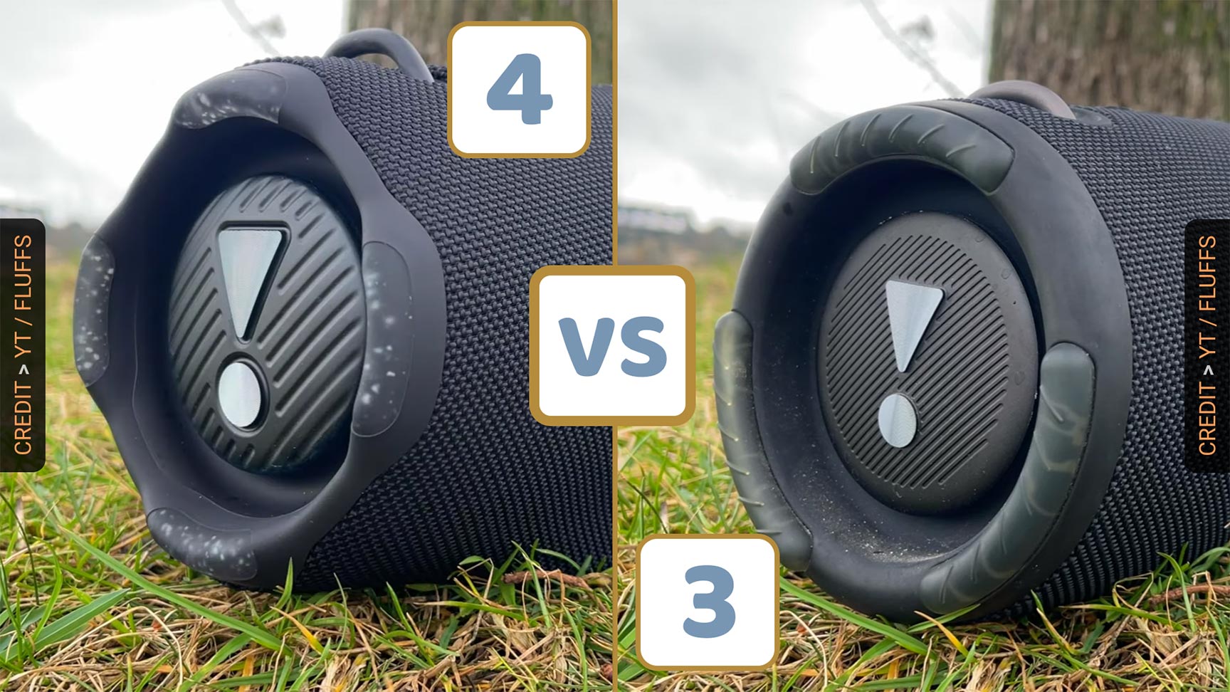 photo of JBL Xtreme 4 vs Xtreme 3 side by side