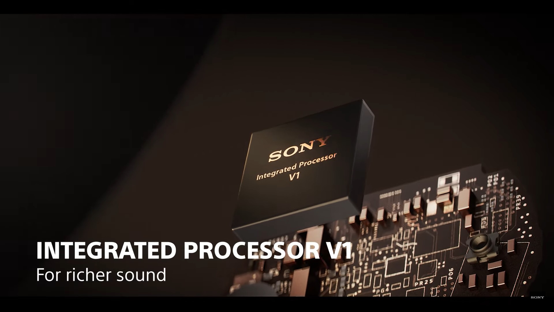 photo of sony integrated processor v1
